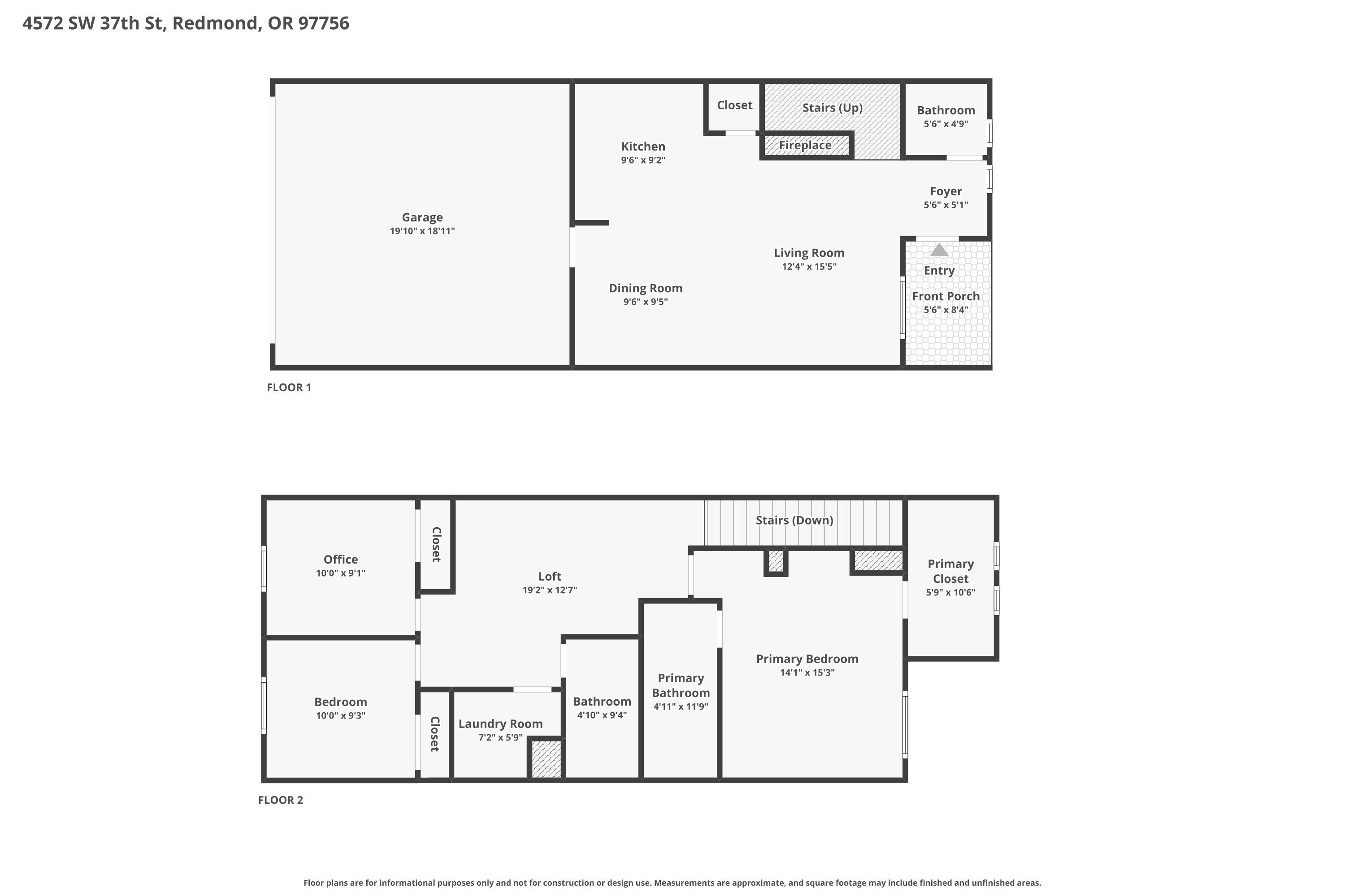 4572 Southwest 37th Street Redmond, OR 97756 - Photo 19 of 19 a black and white photo of a living room
