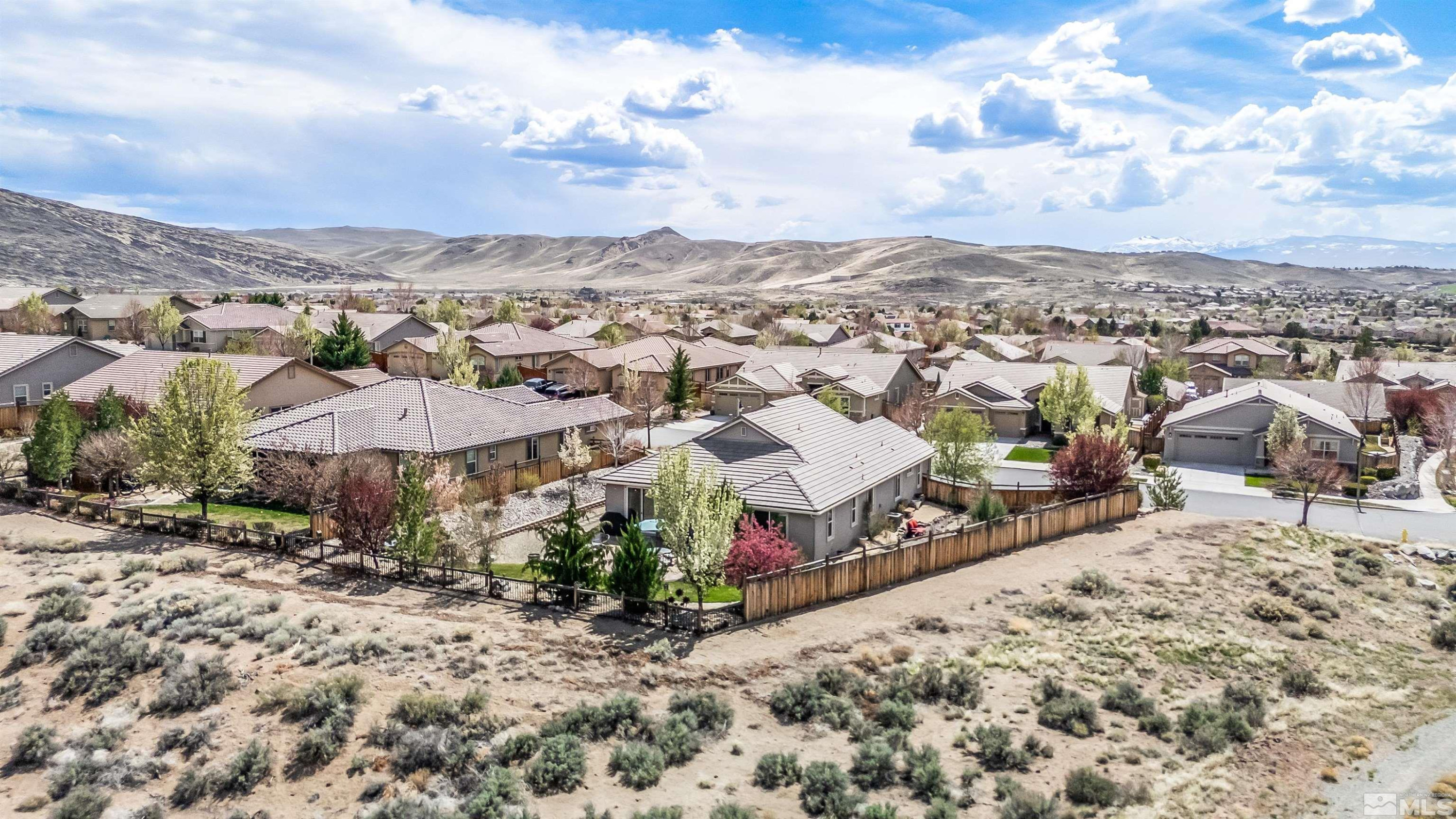 7080 Truth Drive Sparks, NV 89436 - Photo 37 of 40 an aerial view of residential houses with outdoor space