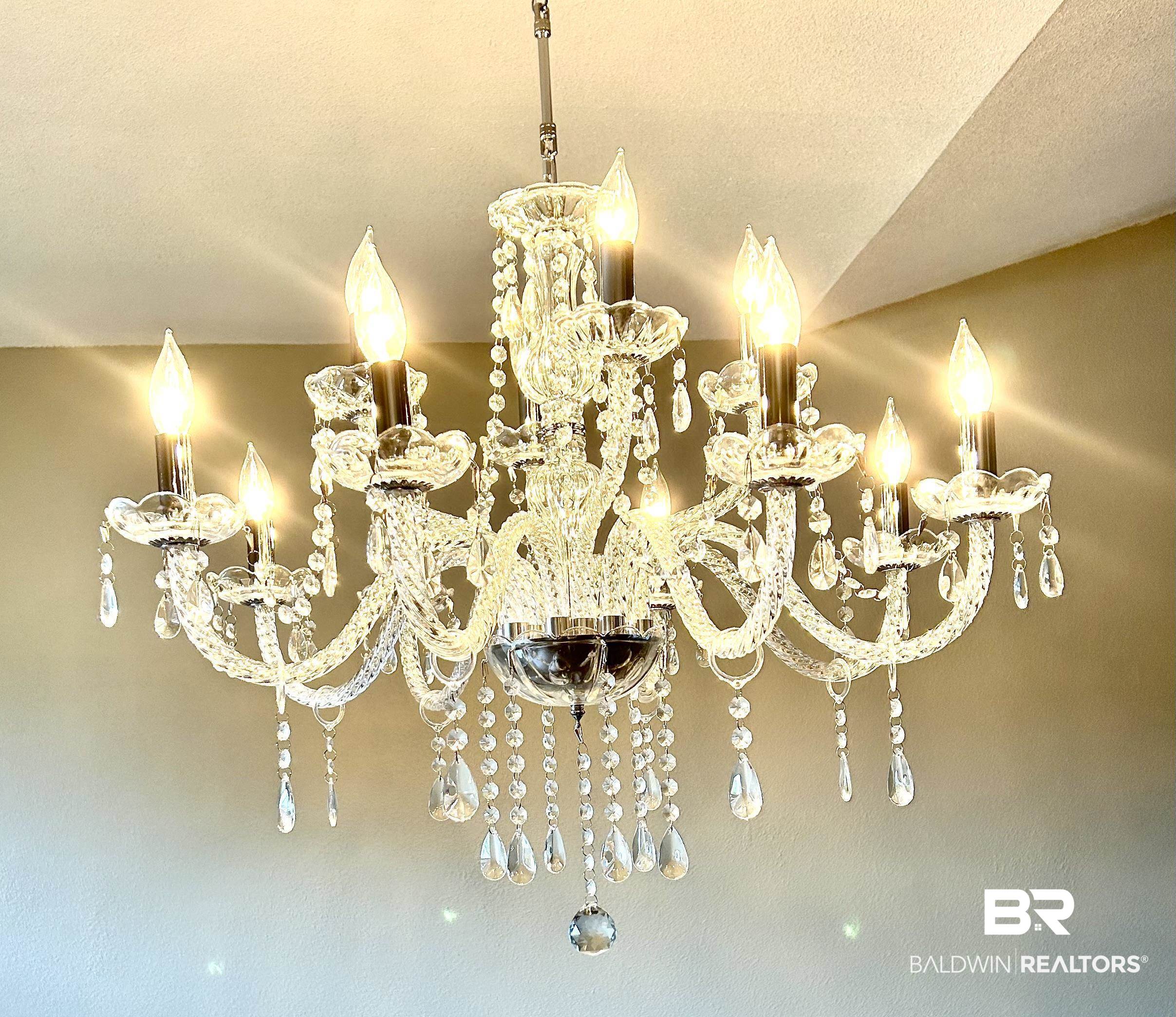 16444 Hamlet Lane Foley, AL 36535 - Photo 47 of 49 Interior details featuring a notable chandelier