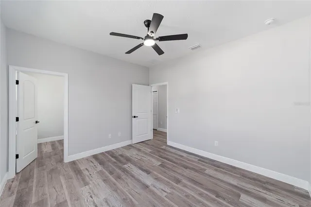 wooden floor in an empty room