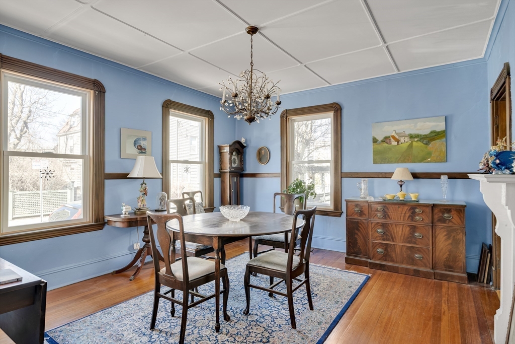 32 Locke Street Cambridge, MA 02140 - Photo 11 of 32 a view of a dining room with furniture window and wooden floor
