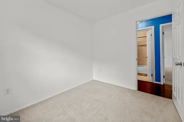 a view of an empty room