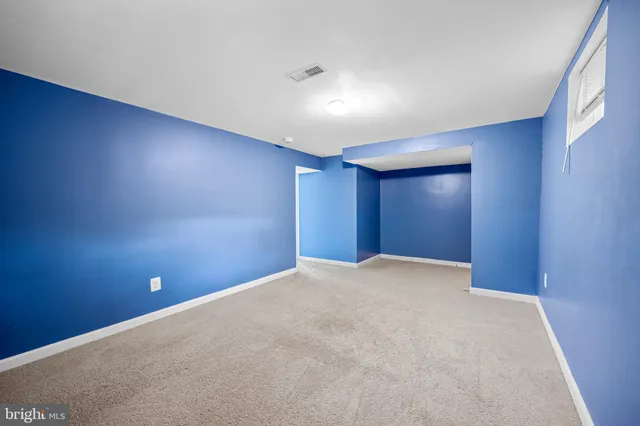 a view of an empty room