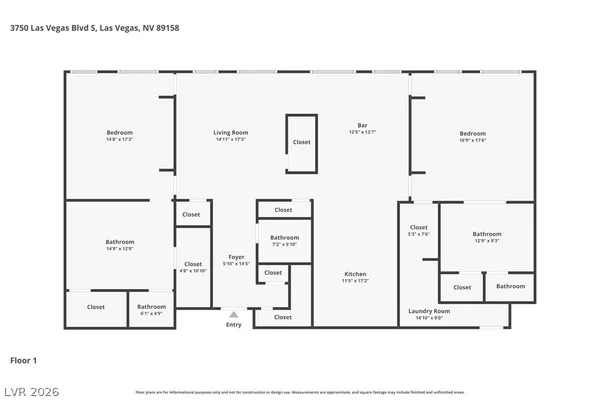 $18,000 | 3750 South Las Vegas Boulevard, Unit 4707, Las Vegas, NV 89158