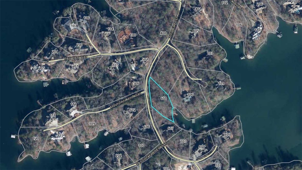 601 Wind Flower Drive Sunset, SC 29685 - Photo 11 of 11 Note: Photographs showing approximate lot line lo