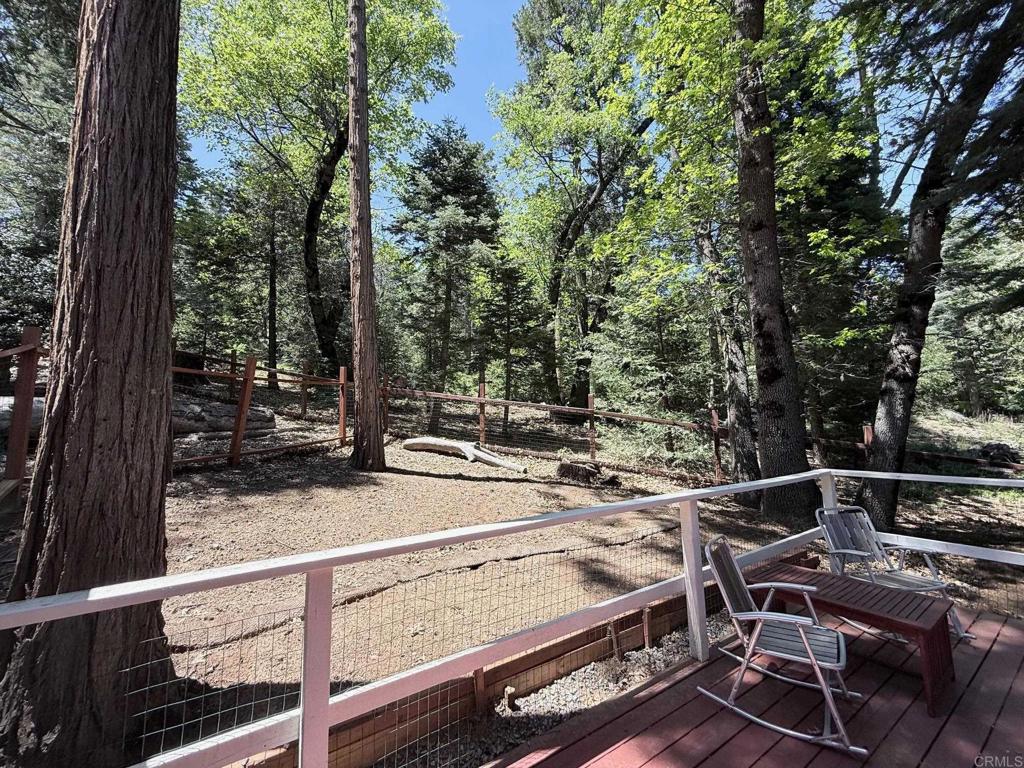 22292 Crestline Road Palomar Mountain, CA 92060 - Photo 25 of 38 a view of outdoor space with seating area