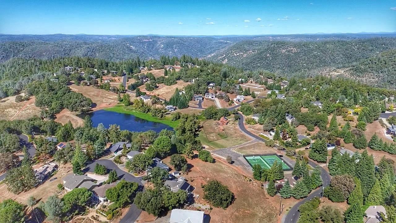 2378 Cascade Trail Cool, CA 95614 - Photo 55 of 57 an aerial view of residential houses with outdoor space and trees