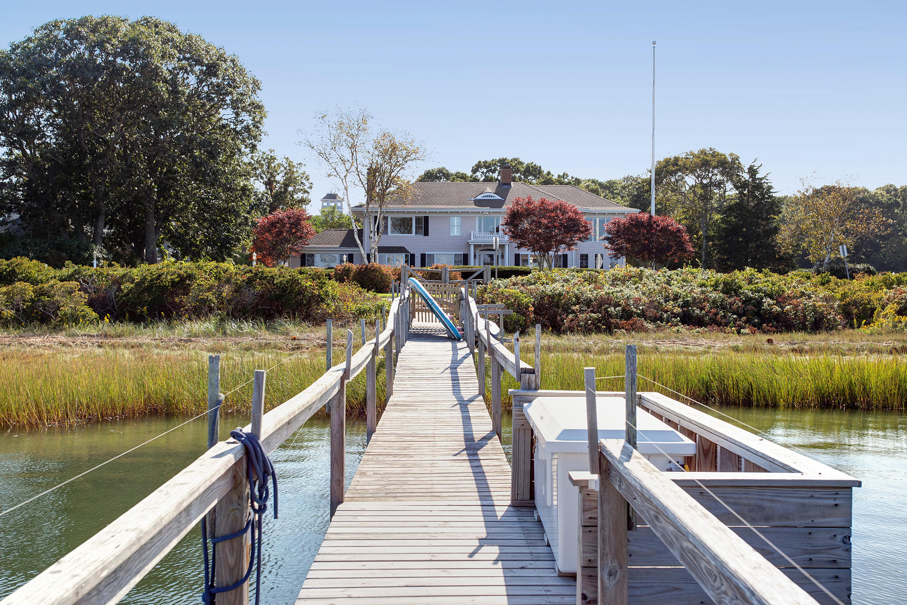289 East Bay Road Osterville, MA 02655 - Photo 3 of 30 a view of a lake from a balcony