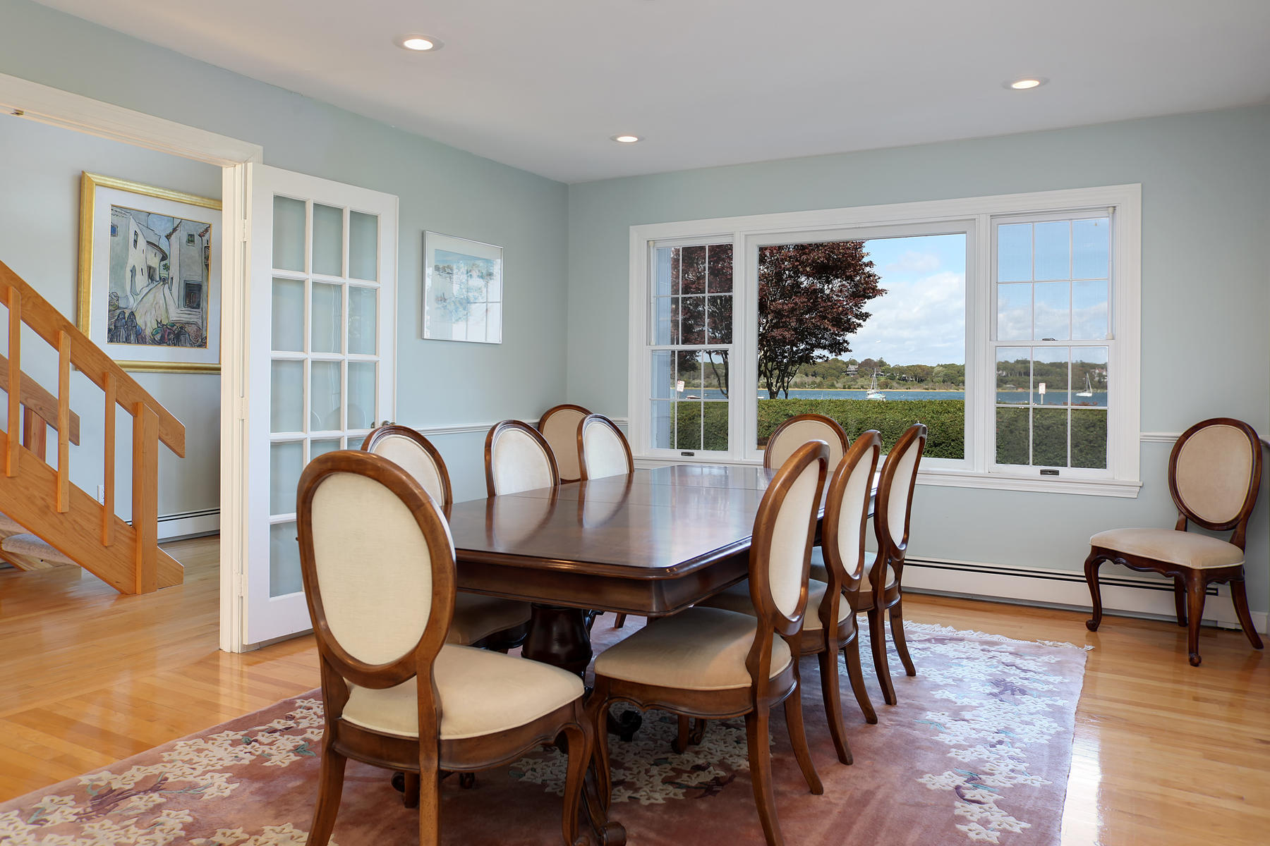 289 East Bay Road Osterville, MA 02655 - Photo 7 of 30 a view of a dining room with furniture window and wooden floor