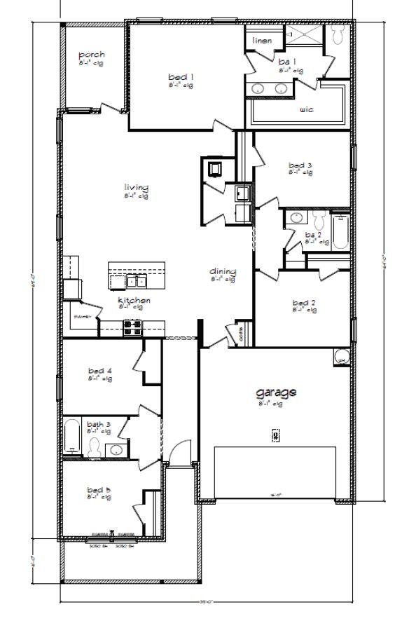 6572 Firefly Drive Milton, FL 32583 - Photo 30 of 30 Floorplan