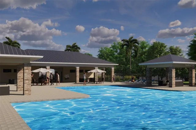 a view of outdoor space with sign board