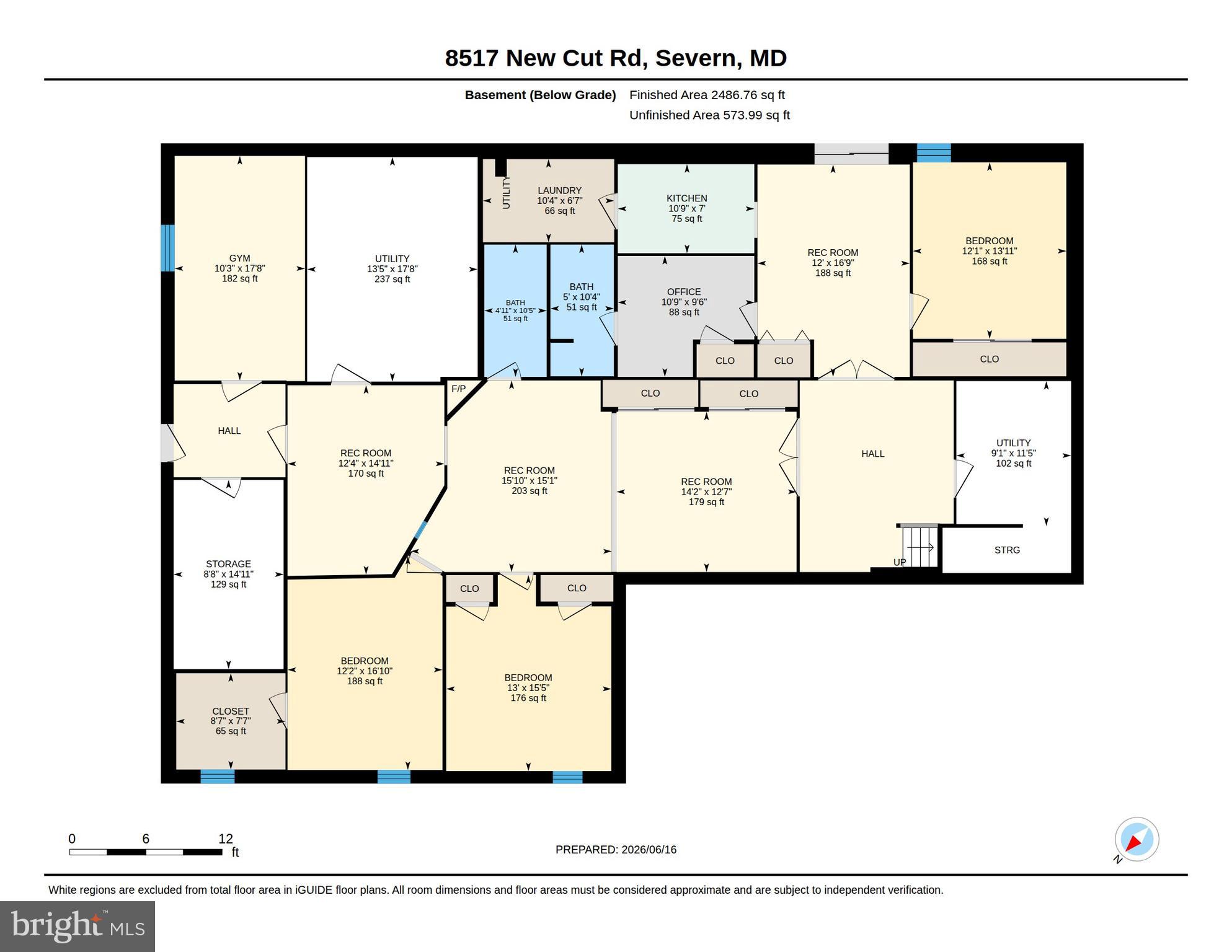 8517 New Cut Road Severn, MD 21144 - Photo 113 of 113 Lower Level Floor Plan