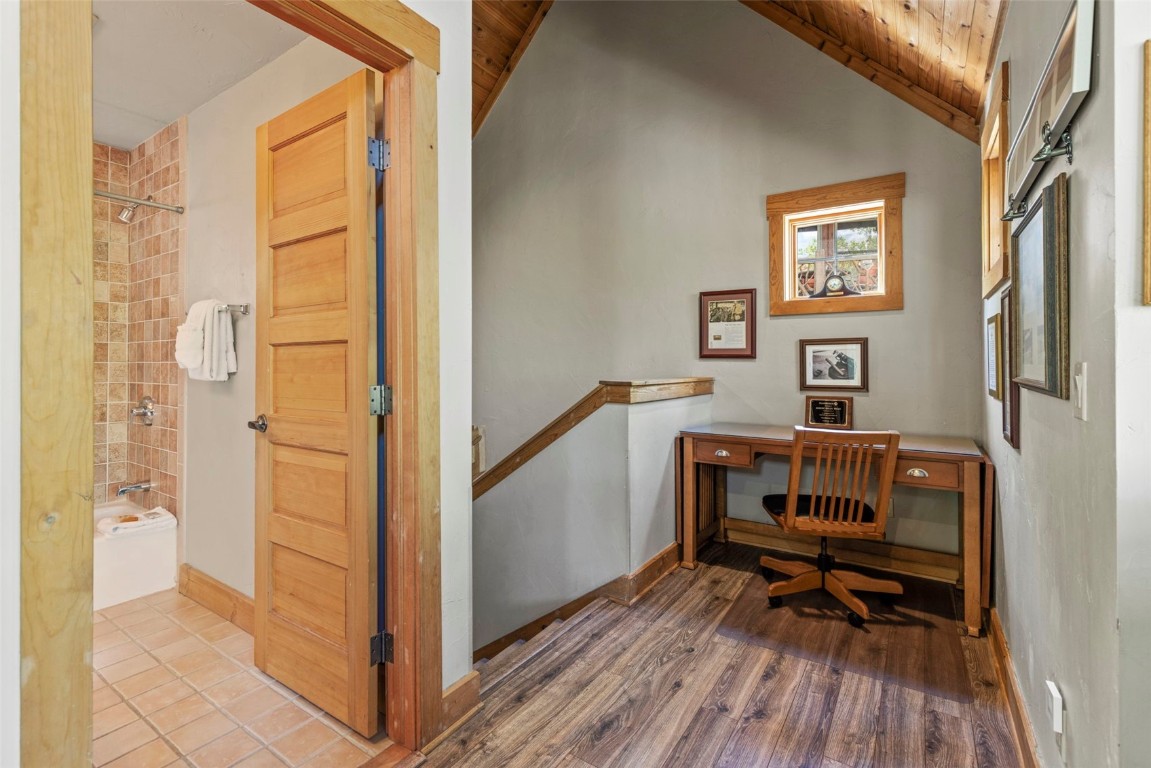 12 Big Boulder Court, Unit 13 Keystone, CO 80435 - Photo 20 of 35 a view of room with window and wooden floor