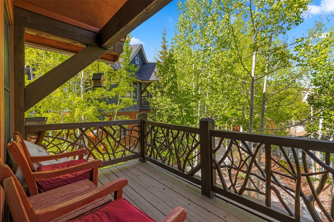 12 Big Boulder Court, Unit 13 Keystone, CO 80435 - Photo 22 of 35 a view of outdoor space with wooden deck