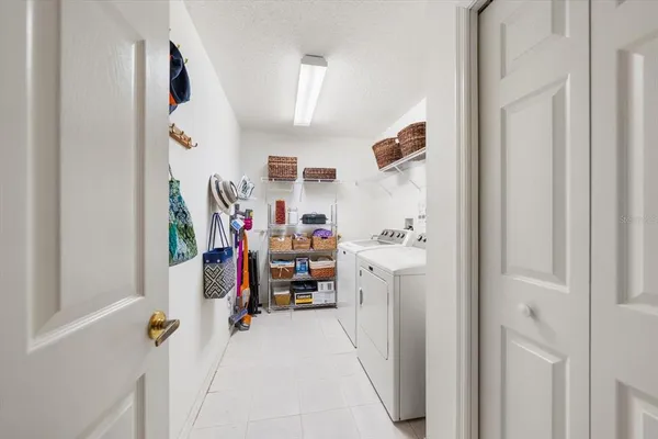 a view of a building with a backyard