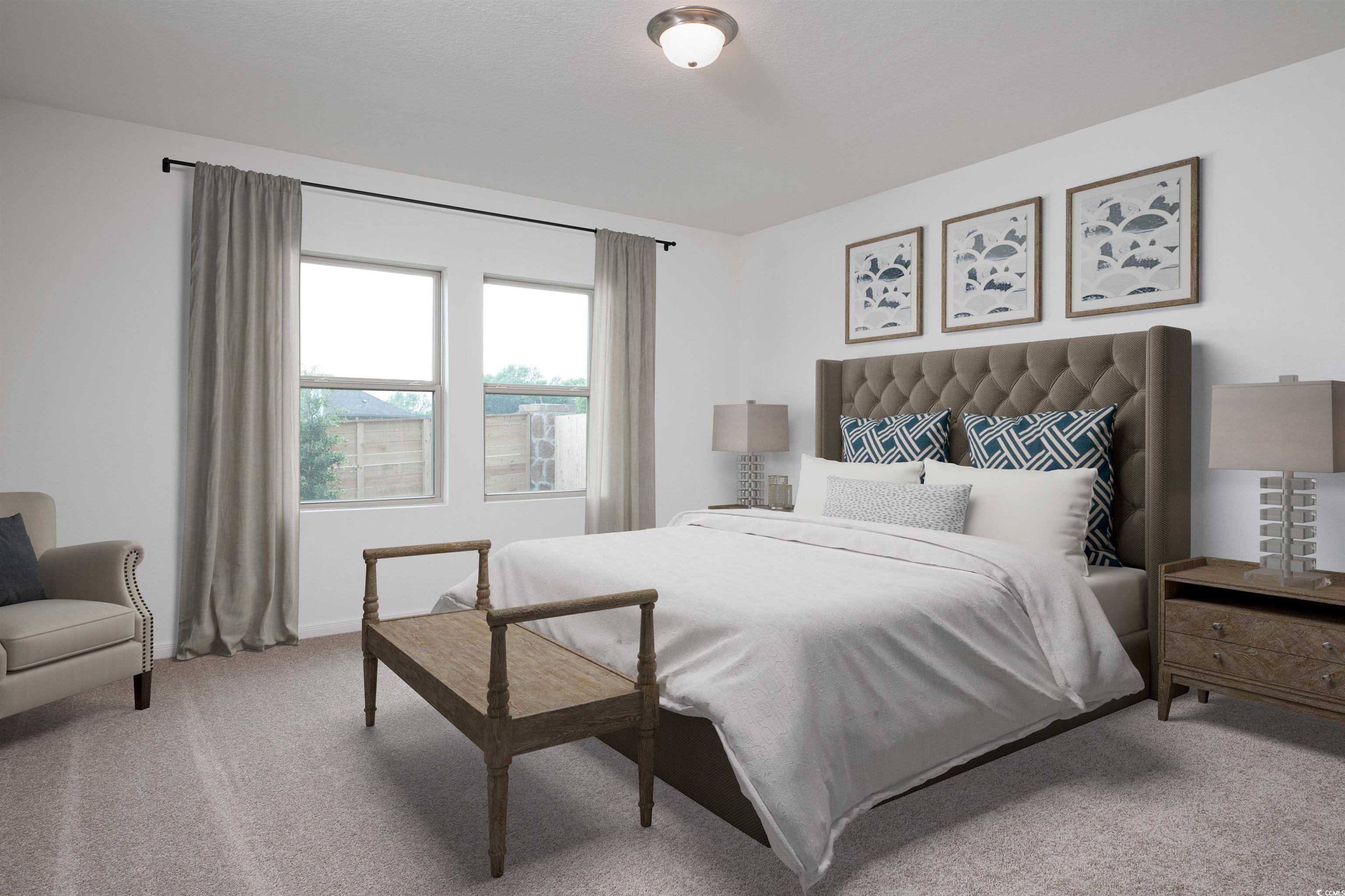 435 Castillo Drive Longs, SC 29568 - Photo 18 of 27 Bedroom featuring carpet floors