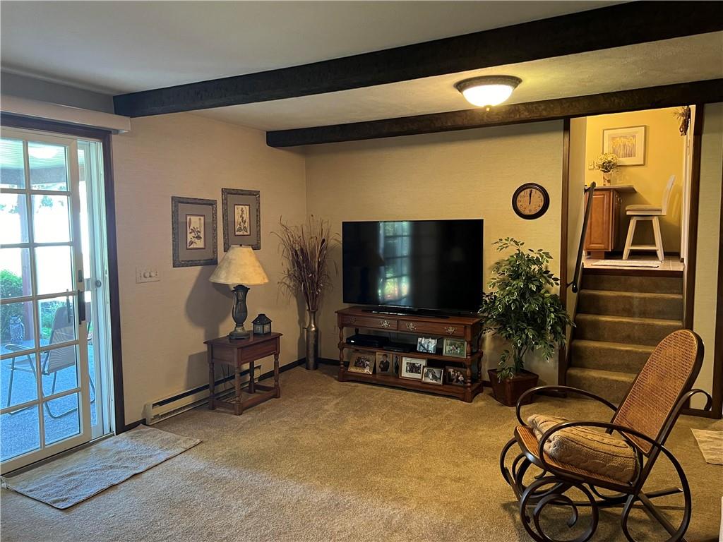 200 Courtland Road Indiana, PA 15701 - Photo 15 of 42 a living room with furniture and a flat screen tv
