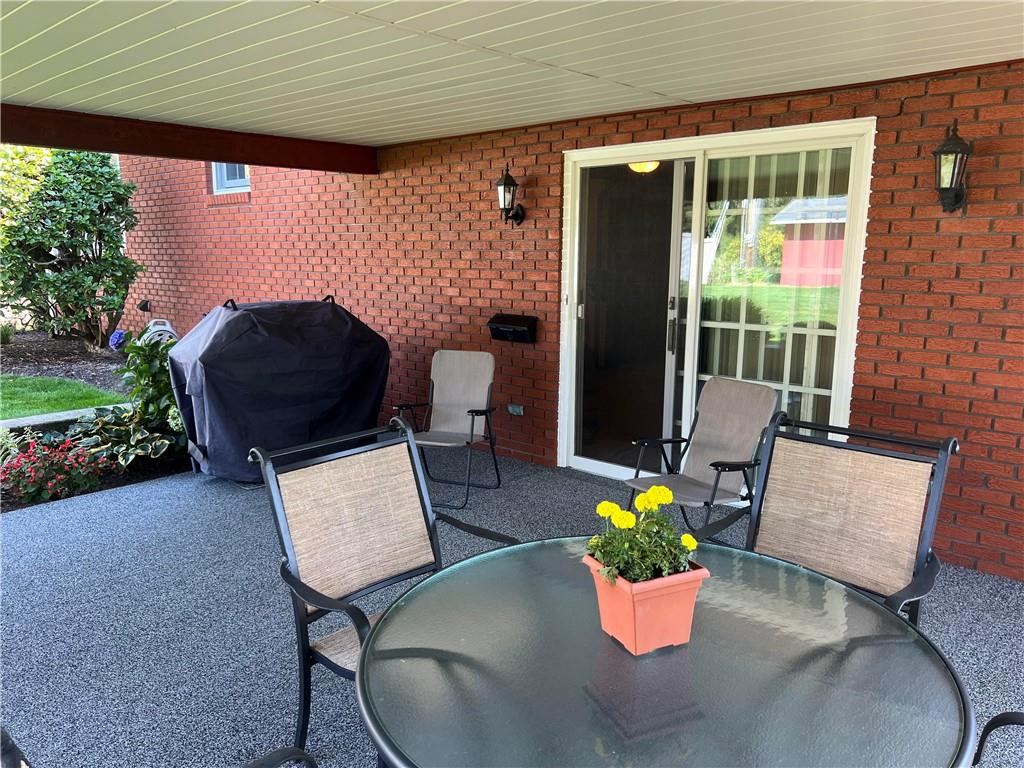 200 Courtland Road Indiana, PA 15701 - Photo 16 of 42 a outdoor dining space with furniture and potted plants