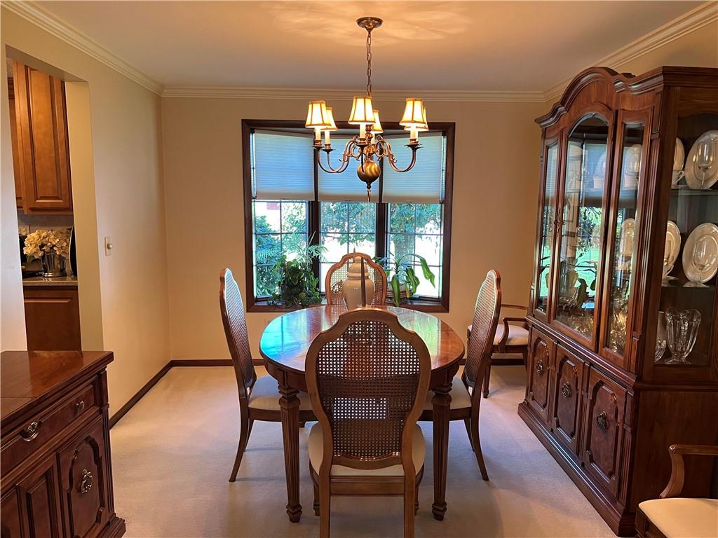 200 Courtland Road Indiana, PA 15701 - Photo 6 of 42 a view of a dining room with furniture and chandelier