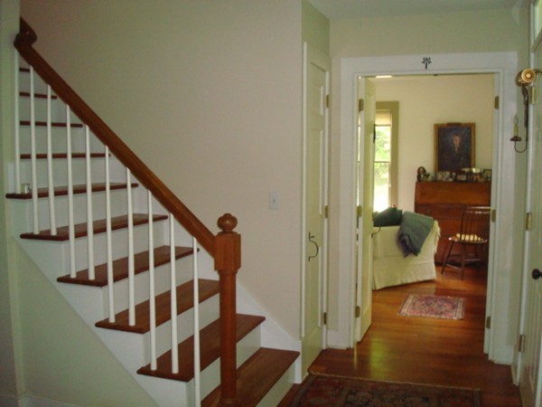 1379 W Road Ashfield, MA 01330 - Photo 14 of 30 a view of entryway and hall with wooden floor