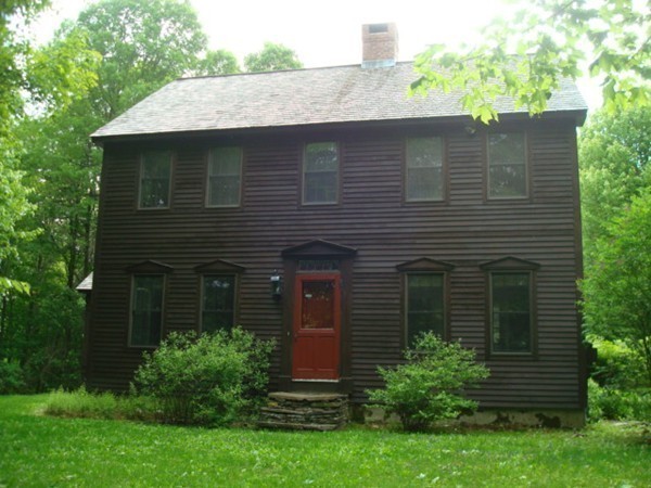 1379 W Road Ashfield, MA 01330 - Photo 23 of 30 a front view of a house with garden