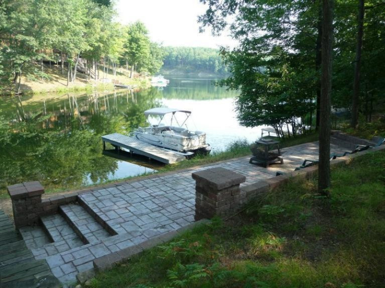 Patio at the shoreline