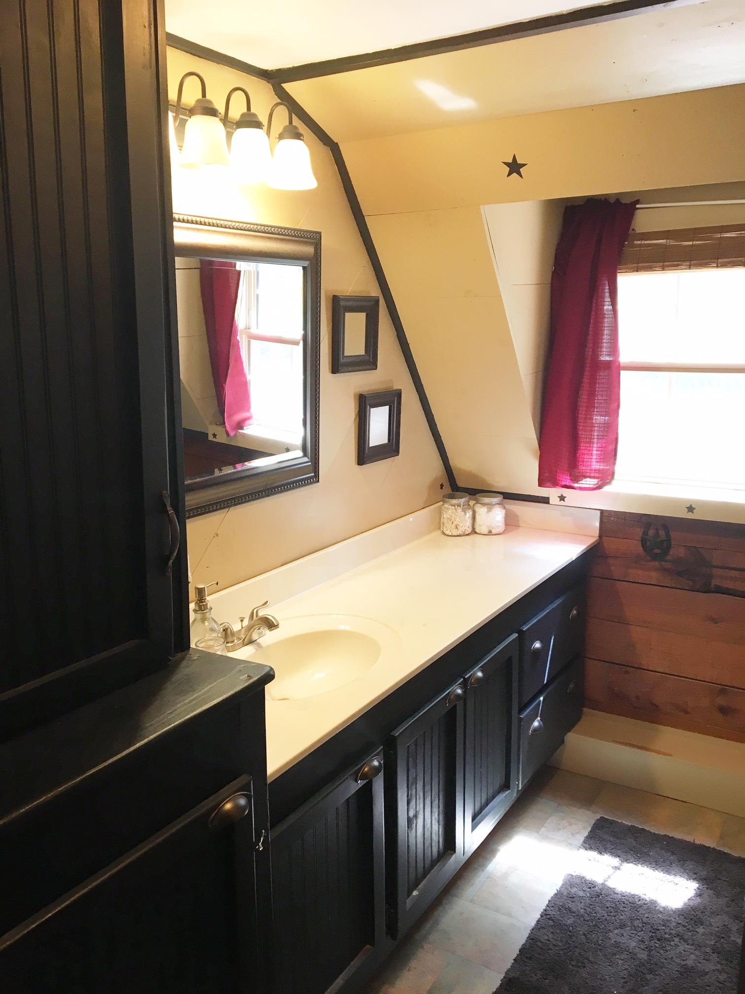 3879 Clarity Road Springfield, TN 37172 - Photo 20 of 28 a bathroom with a sink a mirror and a window
