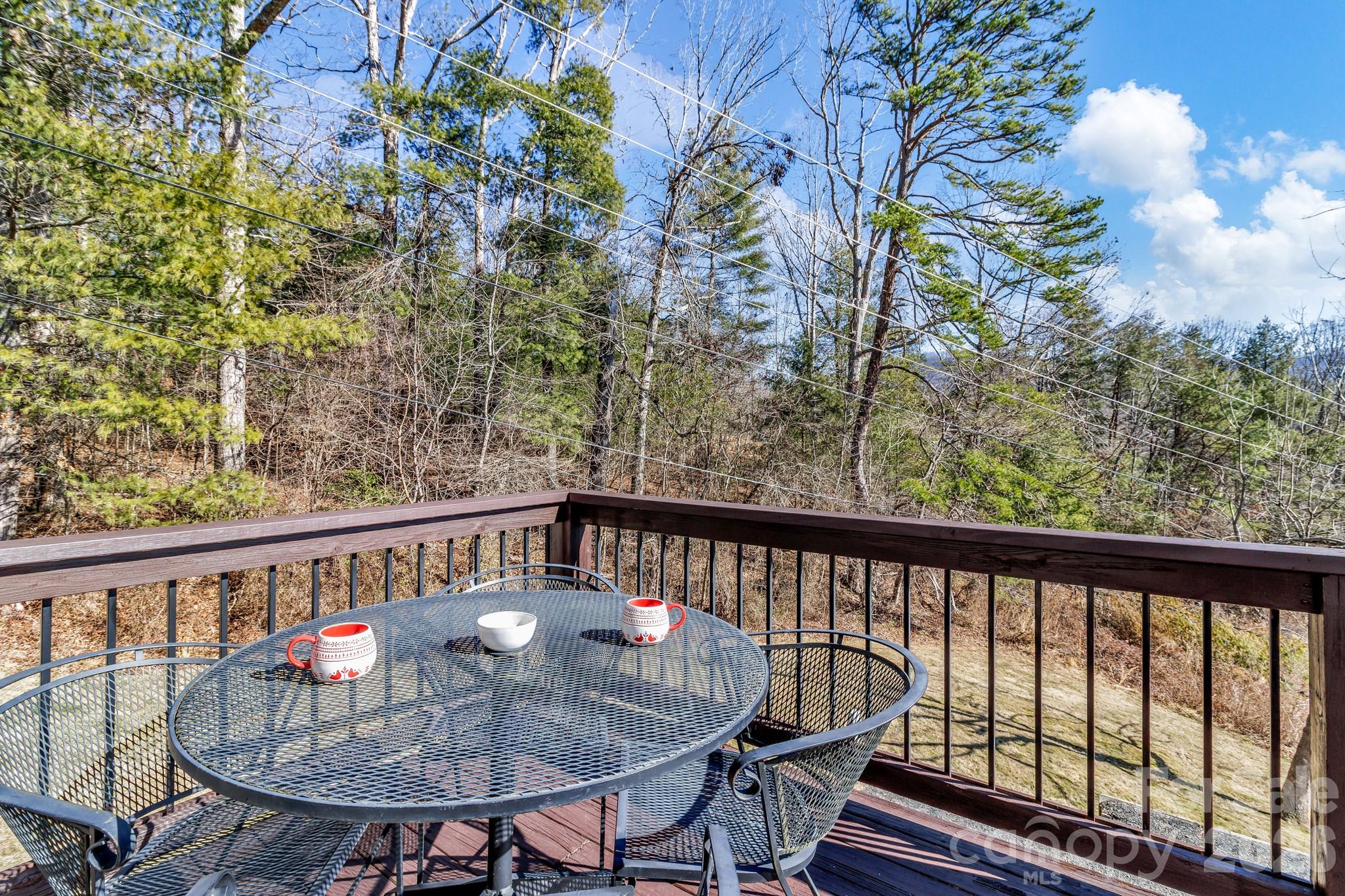 25 Union Chapel Road Weaverville, NC 28787 - Photo 39 of 43 a view of a balcony with furniture