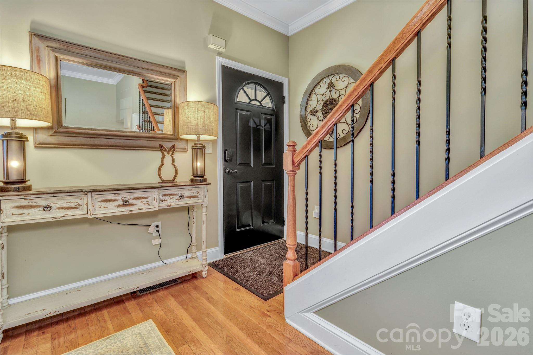 25 Union Chapel Road Weaverville, NC 28787 - Photo 4 of 47 a view of a kitchen from a hallway