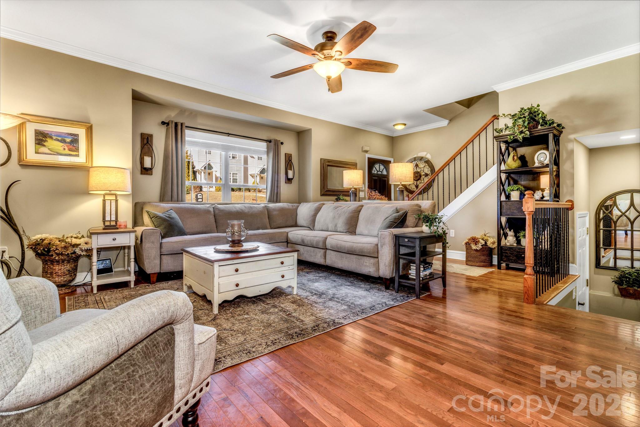 25 Union Chapel Road Weaverville, NC 28787 - Photo 6 of 43 a living room with furniture and a large window