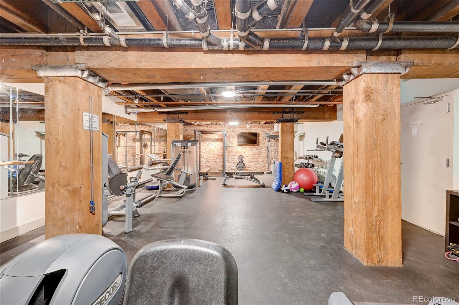 2960 Inca Street, Unit 313 Denver, CO 80202 - Photo 25 of 27 a view of gym