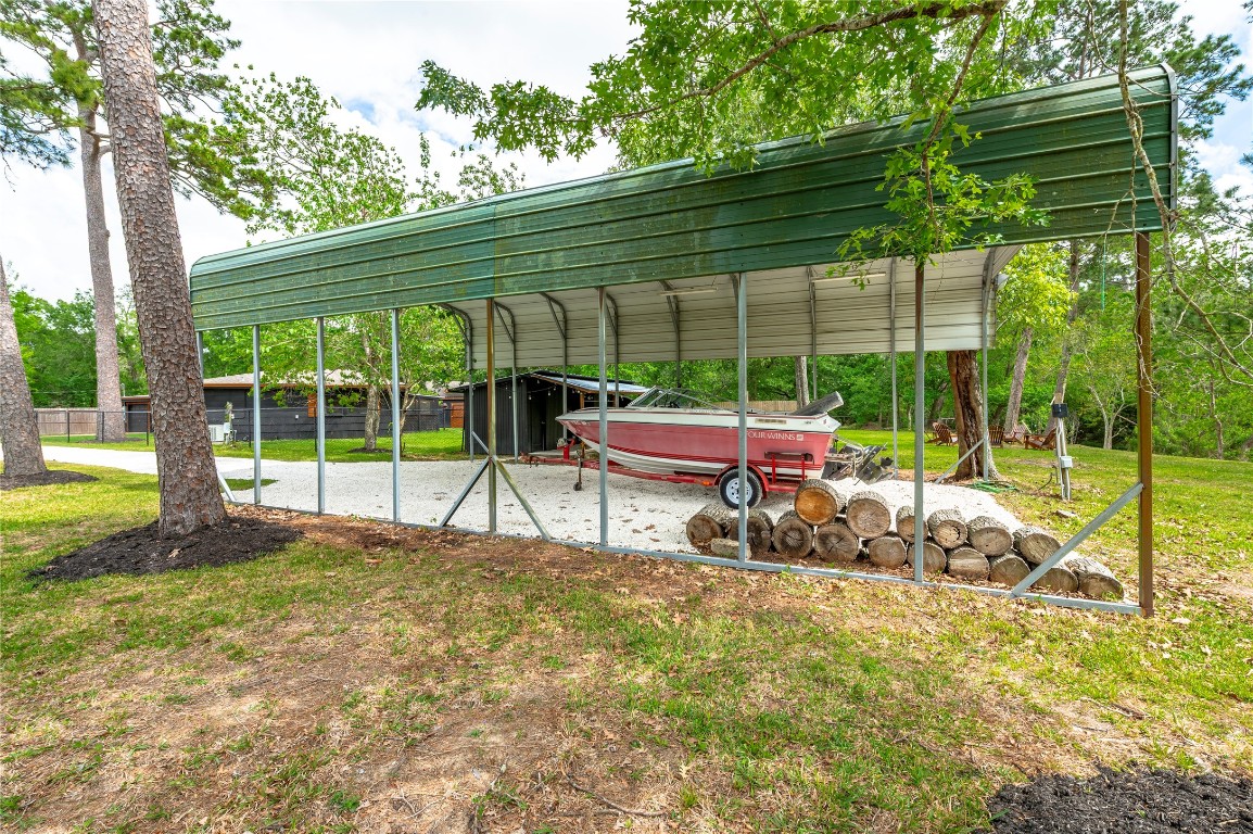 1908 Deats Road Dickinson, TX 77539 - Photo 34 of 41 A view of the 600 SF carport with RV hookups