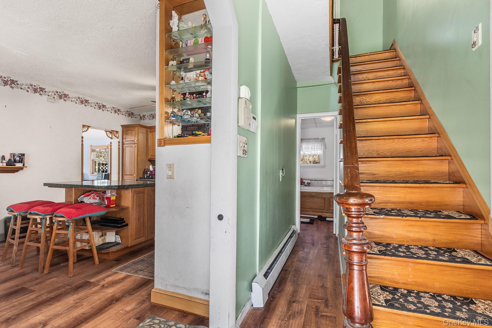 43 Taylor Road Parksville, NY 12768 - Photo 6 of 29 Hardwood staircase with decorative newel post