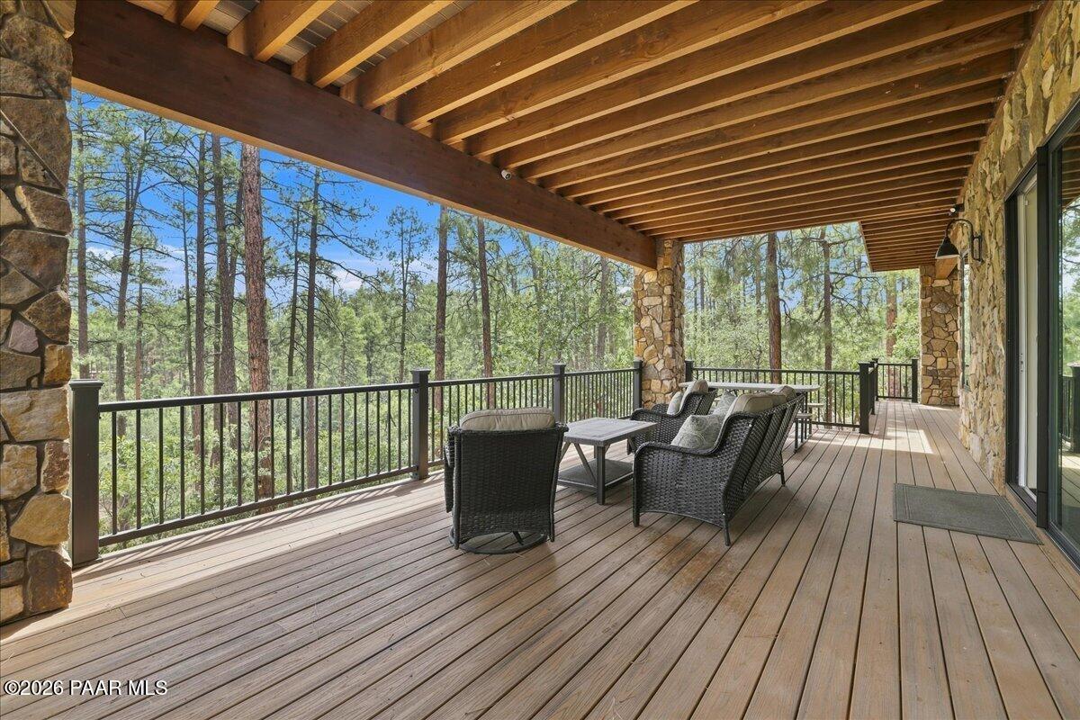 1145 High Valley Ranch Road Prescott, AZ 86303 - Photo 47 of 59 46-Covered Deck