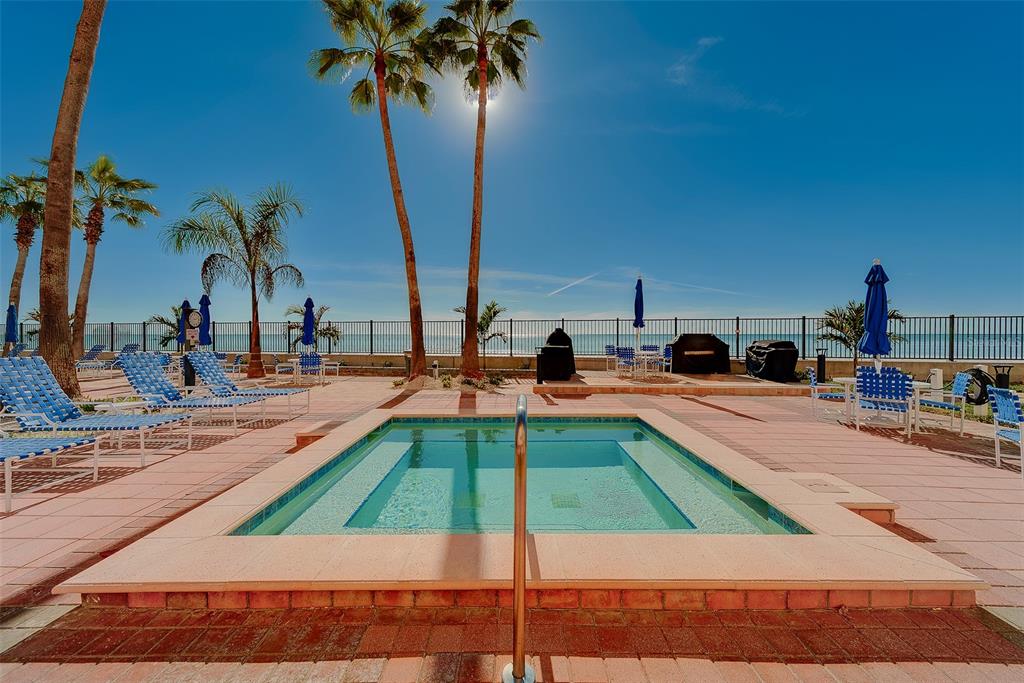 16450 Gulf Boulevard, Unit 565 North Redington Beach, FL 33708 - Photo 18 of 54 a view of a backyard with palm trees
