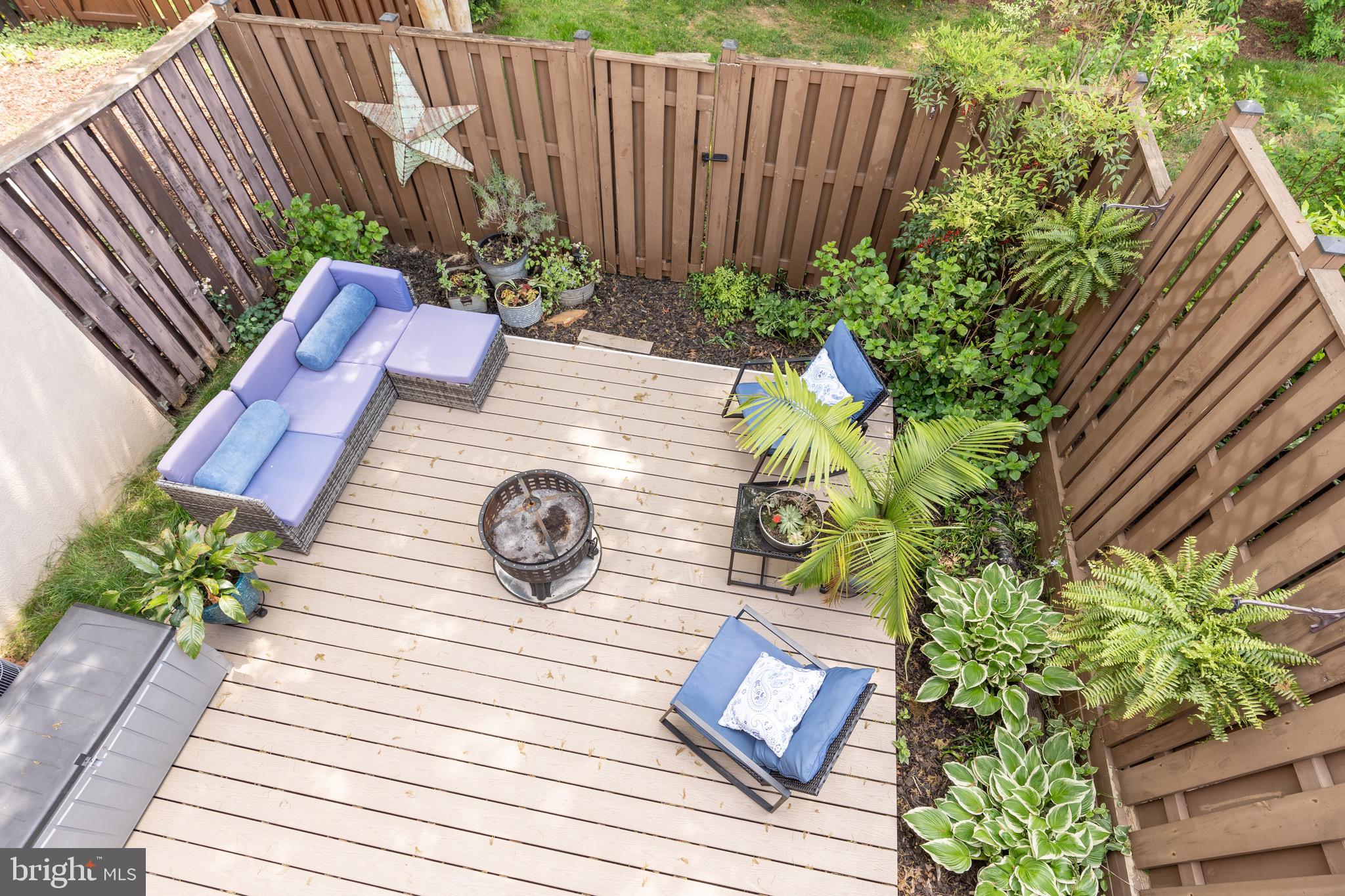 1656 Valencia Way Reston, VA 20190 - Photo 13 of 50 Overlook the back patio from the top level
