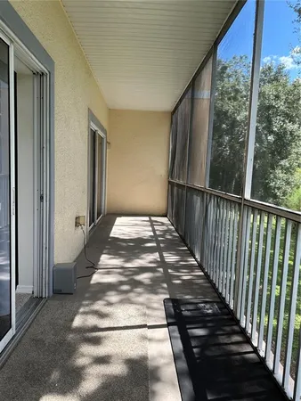 a view of a balcony