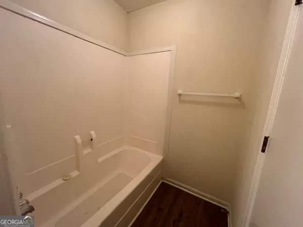 a bathroom with a sink and vanity