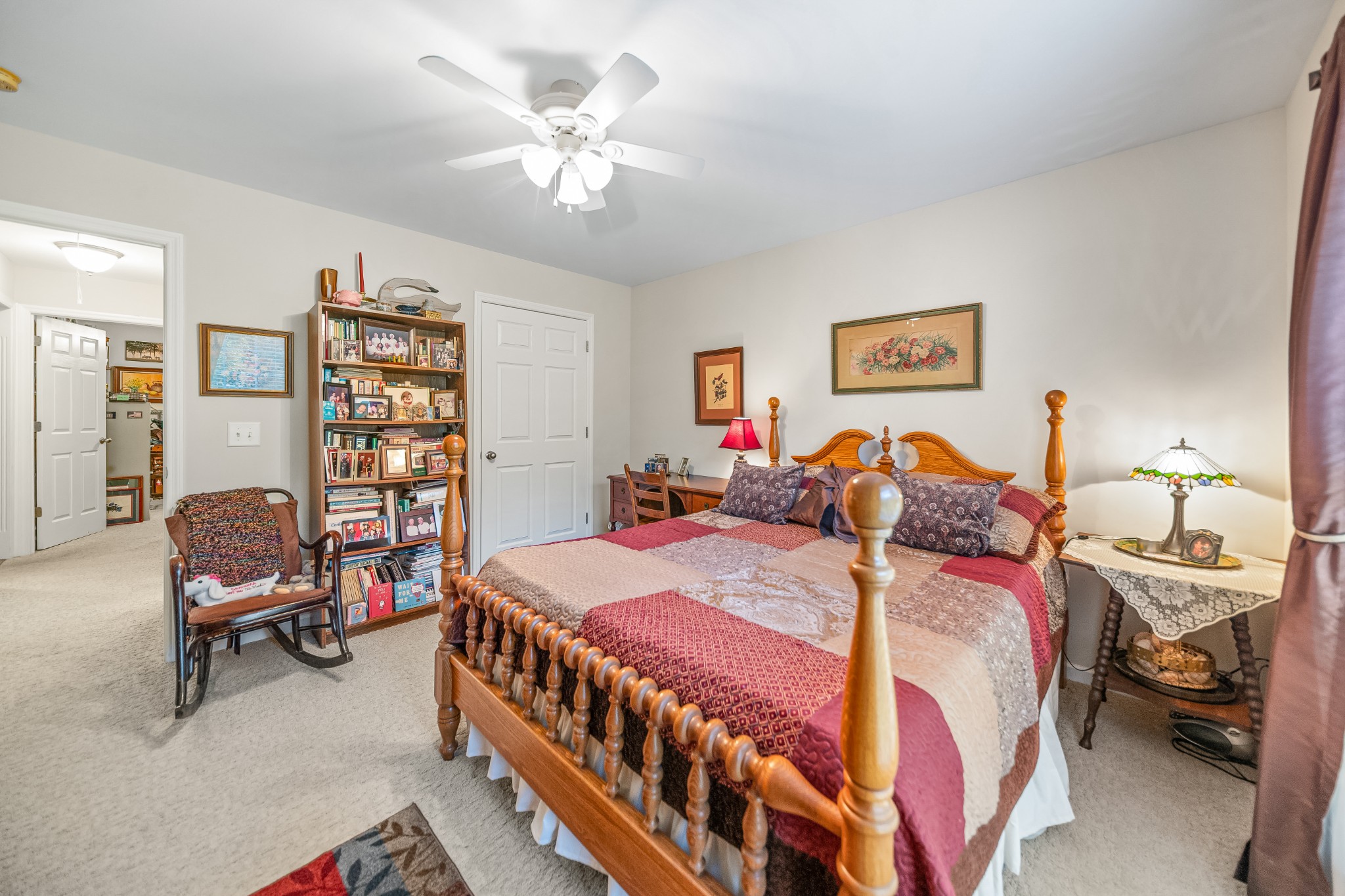 4862 Toll Dugger Road Culleoka, TN 38451 - Photo 52 of 96 a bed room with a bed and a chair