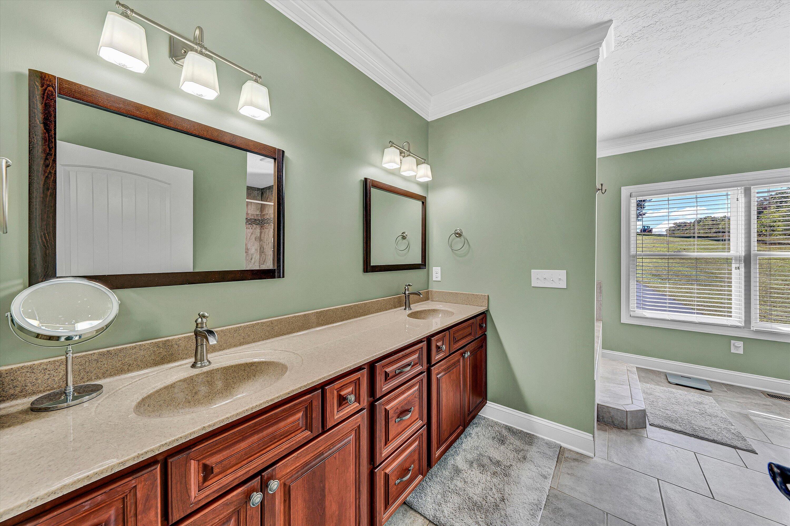 440 Augusta Way Wirtz, VA 24184 - Photo 23 of 63 a bathroom with a sink and a mirror