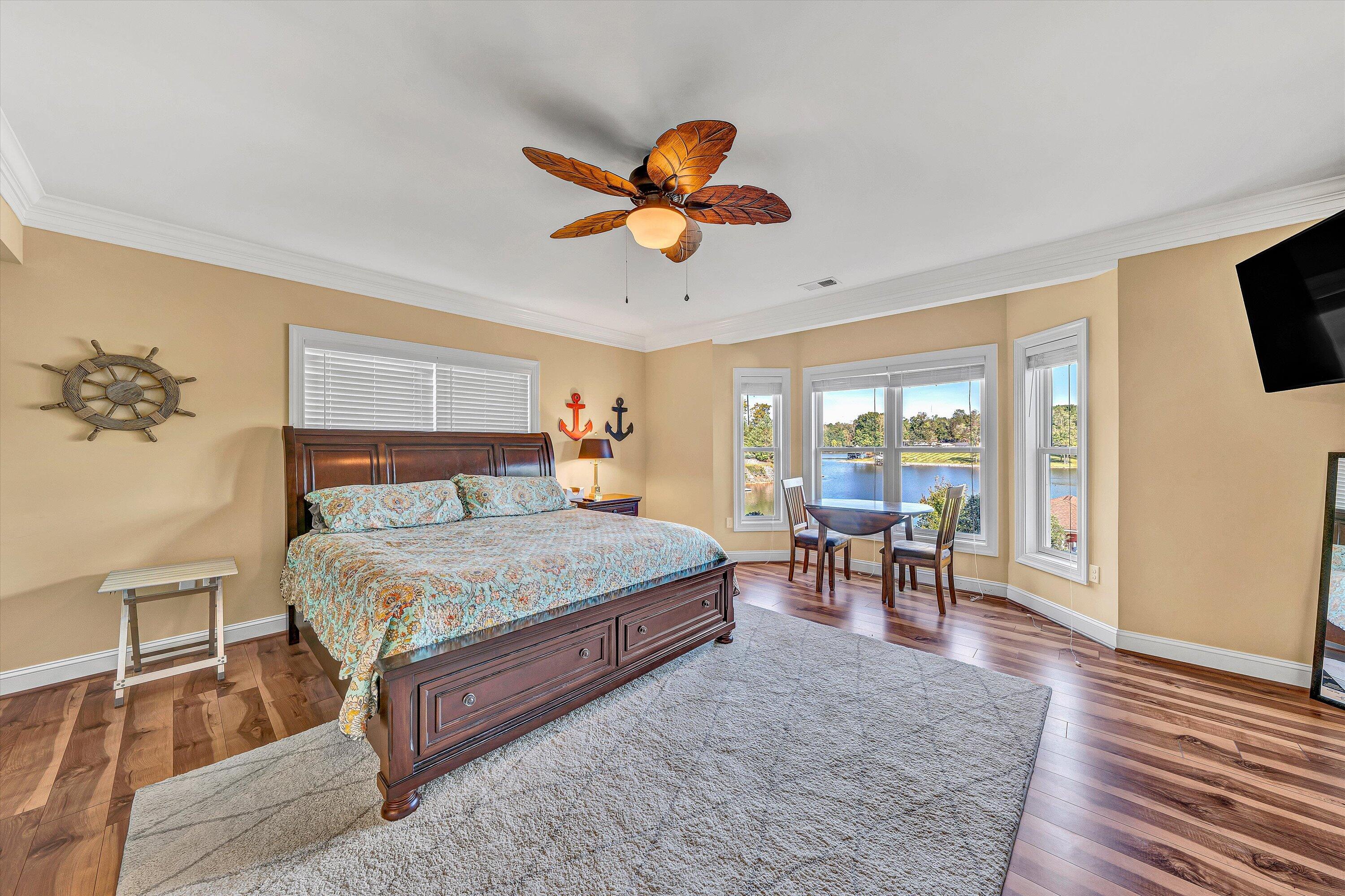 440 Augusta Way Wirtz, VA 24184 - Photo 38 of 63 a bedroom with a bed and a large window
