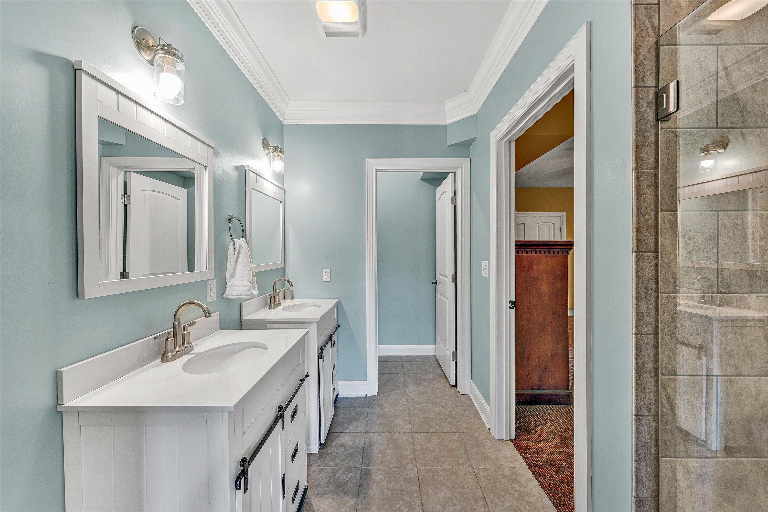 440 Augusta Way Wirtz, VA 24184 - Photo 41 of 63 a en suite bathroom with a sink and a mirror