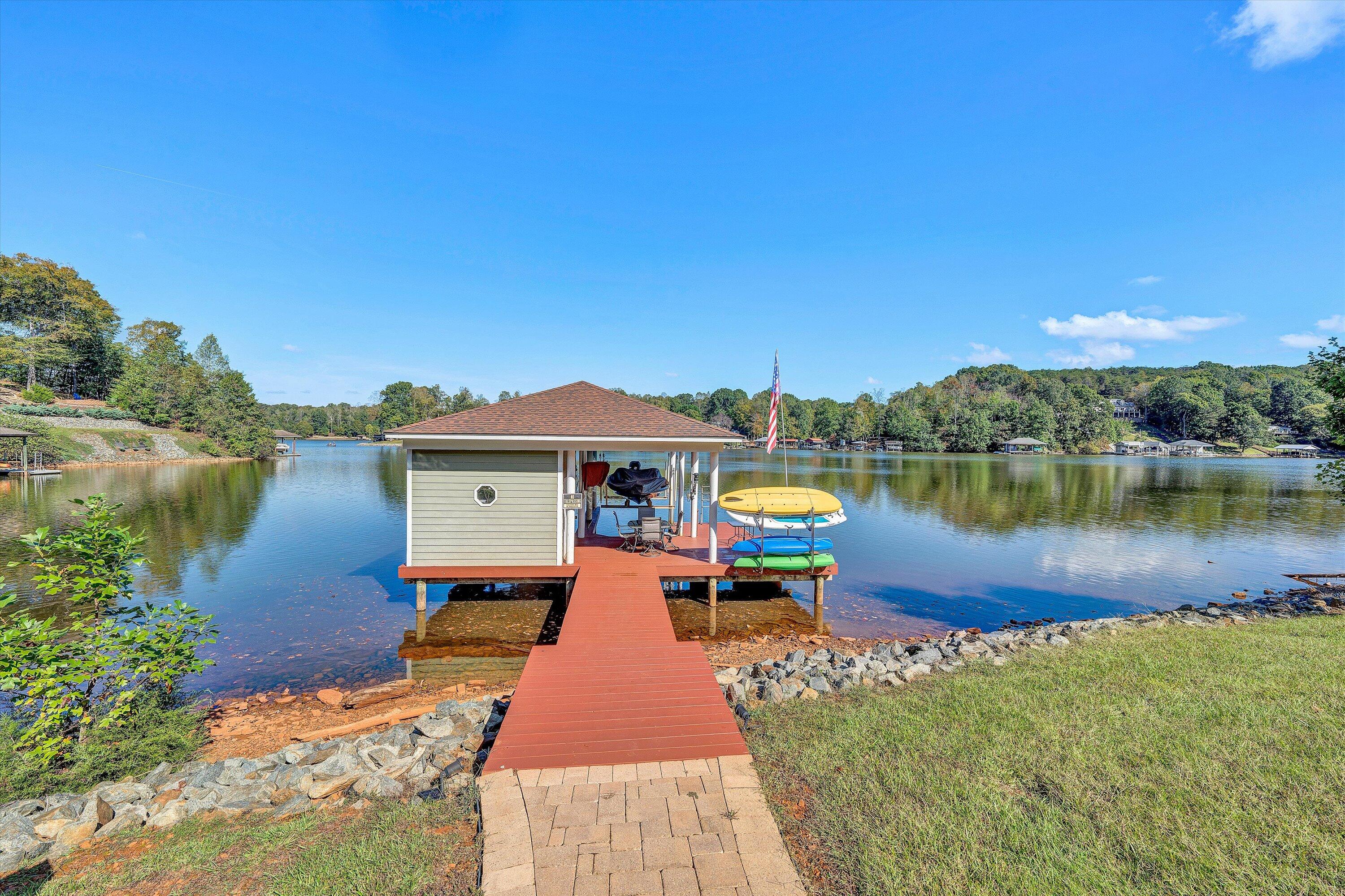 440 Augusta Way Wirtz, VA 24184 - Photo 45 of 63 a house with river in front of it