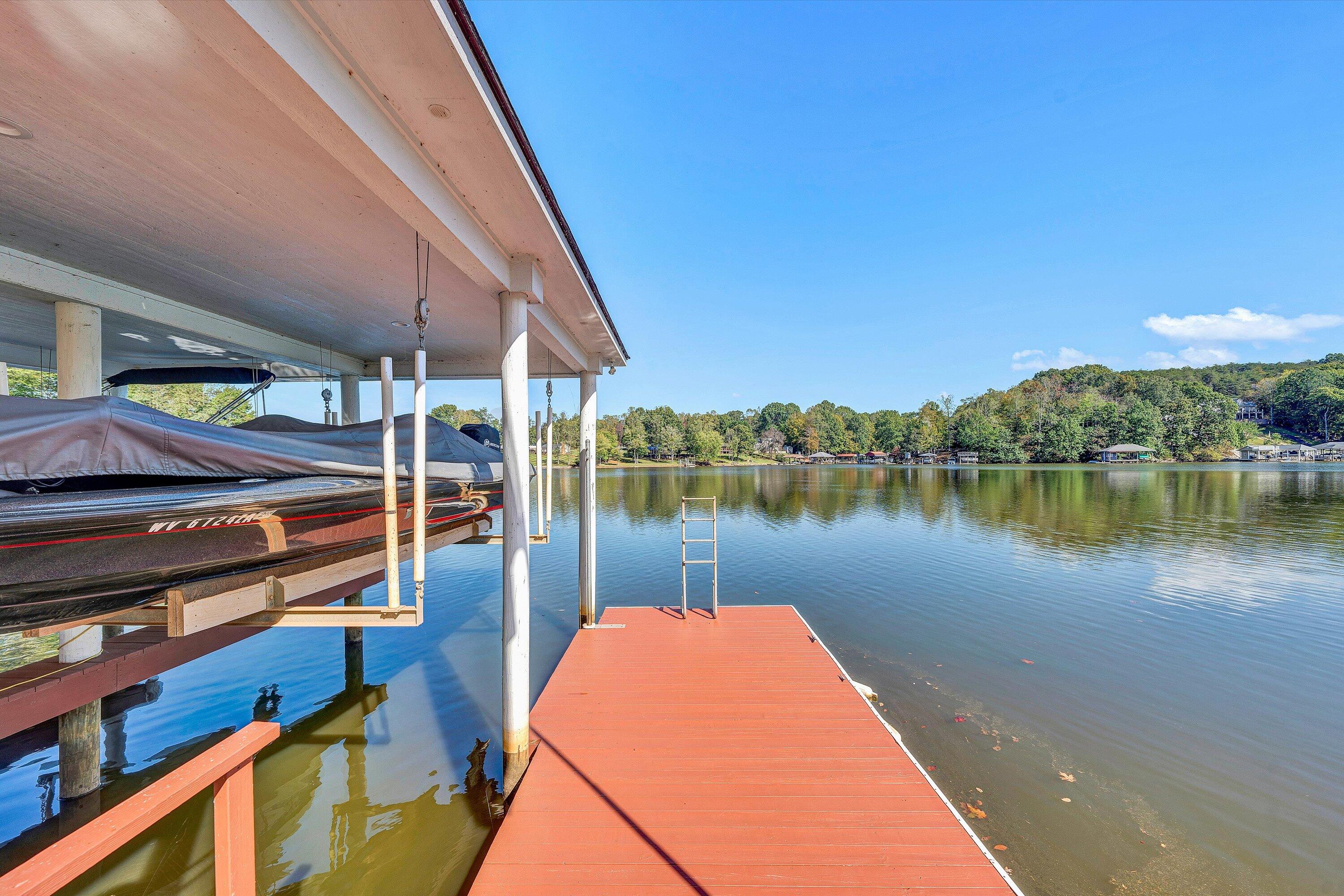 440 Augusta Way Wirtz, VA 24184 - Photo 47 of 63 a view of a lake with a outdoor space