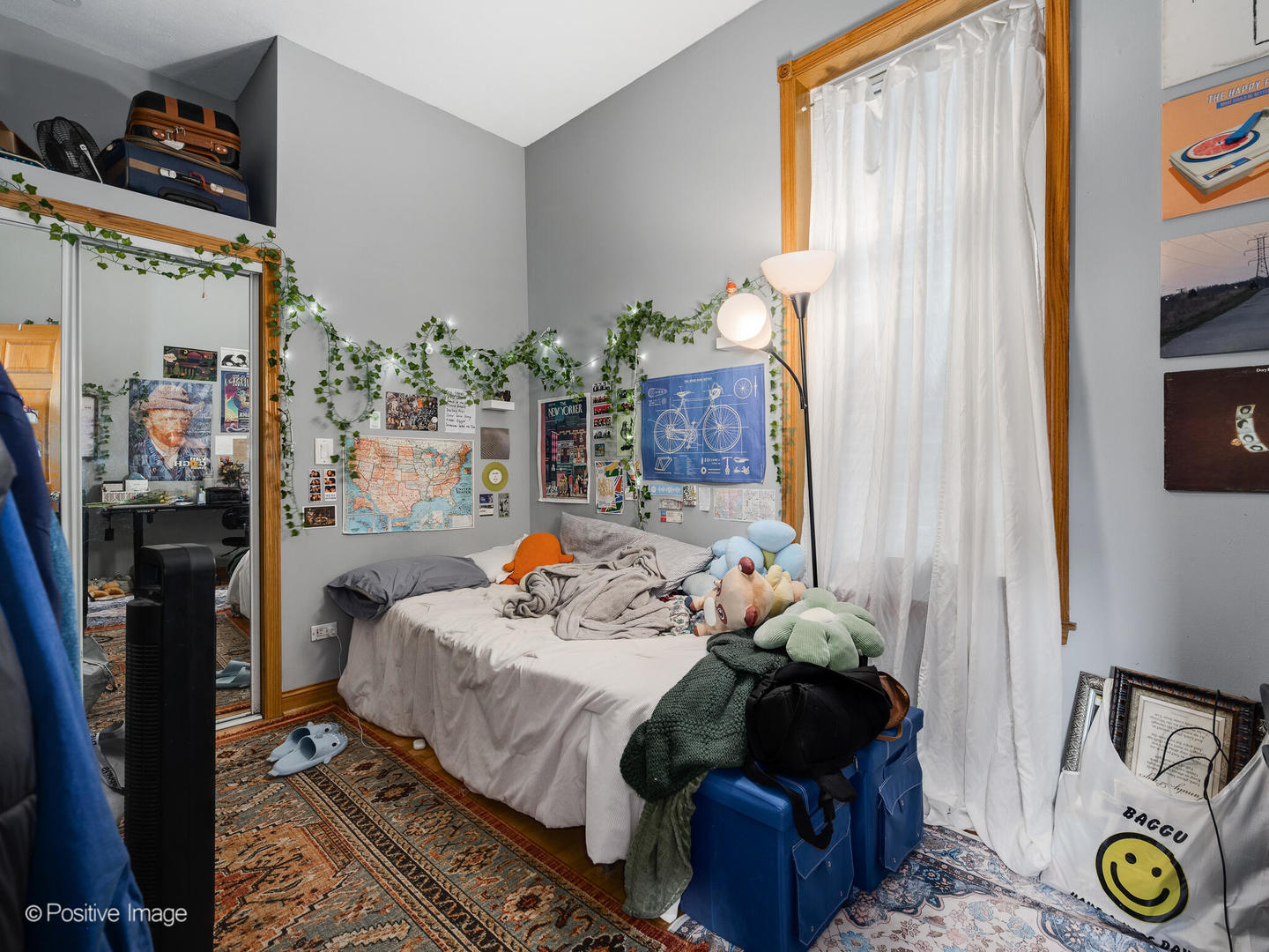 1517 West Taylor Street Chicago, IL 60607 - Photo 23 of 27 a bedroom with bed and a window