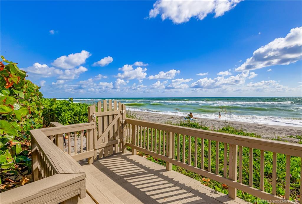 500 Ocean Drive, Unit W11 North Palm Beach, FL 33408 - Photo 75 of 77 a view of a balcony with wooden floor and outdoor space
