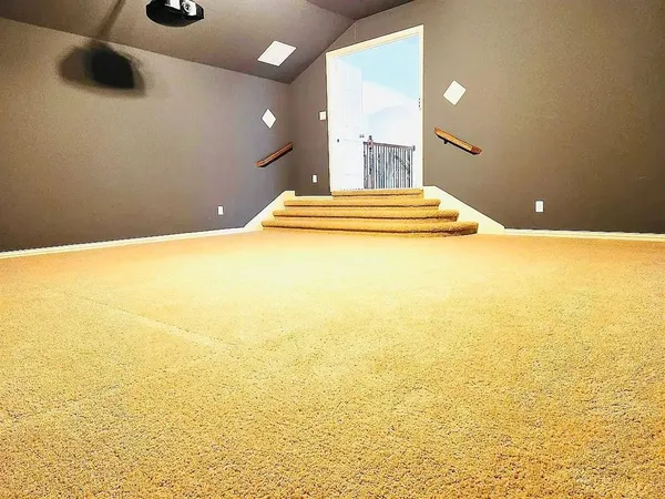 a view of a swimming pool and an ocean