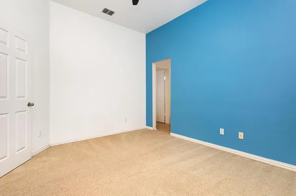 a view of an empty room