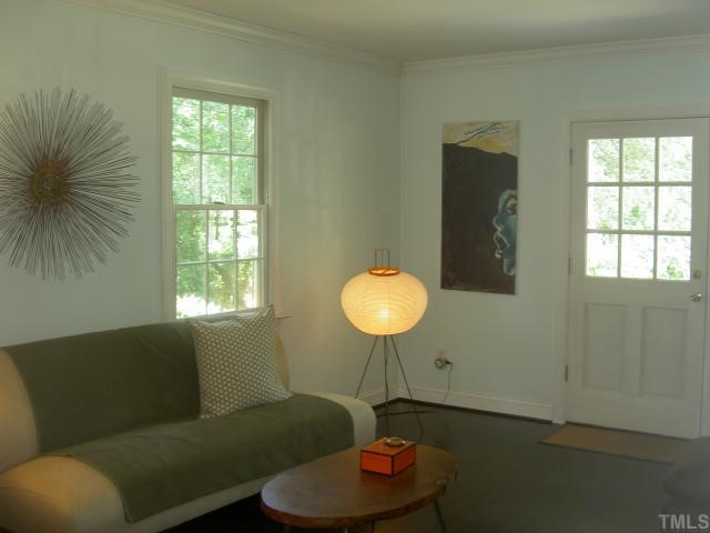 2815 Oberry Street Raleigh, NC 27607 - Photo 2 of 10 Separate living room invites you into this welcoming home. Living Room