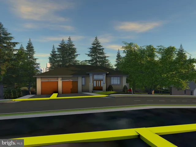 a front view of a house with a yard table and chairs